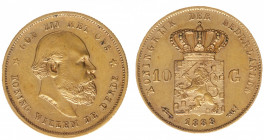 Nederland - Gouden Tientjes 1875 - 1933 - 10 Gulden 1888 - Gold - a.XF