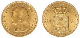 Nederland - Gouden Tientjes 1875 - 1933 - 10 Gulden 1897 - Gold - XF