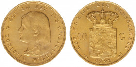 Nederland - Gouden Tientjes 1875 - 1933 - 10 Gulden 1897 - Gold - XF