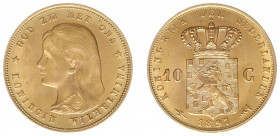 Nederland - Gouden Tientjes 1875 - 1933 - 10 Gulden 1897 - gold - XF+