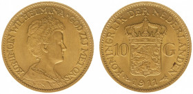 Nederland - Gouden Tientjes 1875 - 1933 - 10 Gulden 1911 - Gold - a.XF