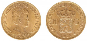 Nederland - Gouden Tientjes 1875 - 1933 - 10 Gulden 1911 - Gold - a.XF