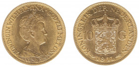 Nederland - Gouden Tientjes 1875 - 1933 - 10 Gulden 1911 - Gold - XF