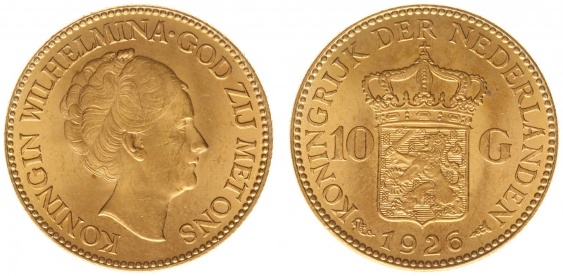 Nederland - Gouden Tientjes 1875 - 1933 - 10 Gulden 1926 - Gold - XF/UNC