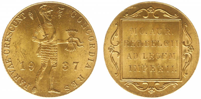 Nederland - Gouden Dukaten - Gouden Dukaat 1937 - XF+