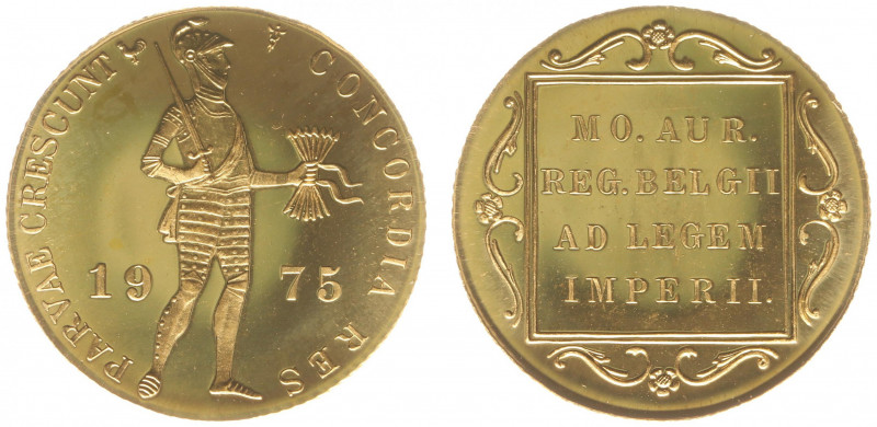 Nederland - Gouden Dukaten - Gouden Dukaat 1975 - Proof