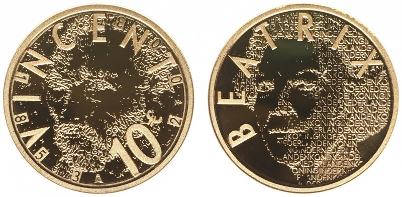 Nederland - Euro's - 10 Euro 2003 'Van Gogh' - Gold - Prooflike