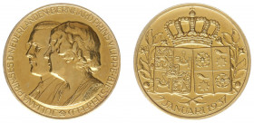 Nederland - Medal 'Juliana & Bernhard' - Gold 5.82 gram .585 - UNC