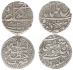 Afghanistan - Shah Shuja al-Mulk, 2nd reign (1803-1808) - AR Rupee AH1219/Ry.2, Khita Kashmir (KM598; A-3122) - good VF, added AR Rupee AH1272/1273, D...
