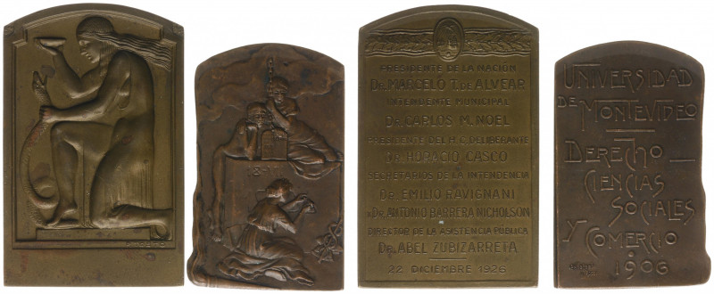 Argentina - Medals and tokens - 1922 - Plaquette 'Hospital Nueva Pompeya' by P. ...