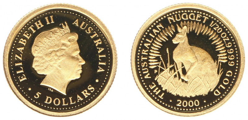 Australia - Elizabeth II (1952- ) - 5 Dollars 2000 - Kangaroo (KM464, Fr.B5) - O...