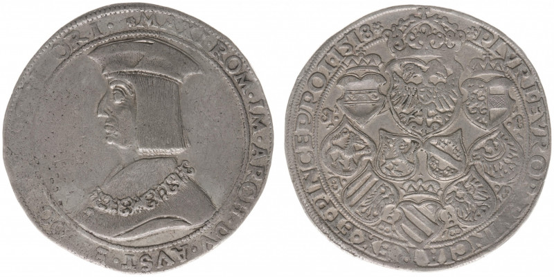 Austria - Empire - Maximilian I (1493-1519) - Taler or Guldiner 1518, St. Veit (...