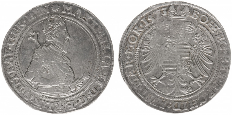 Austria - Empire - Maximilian II (1564-1576) - Taler 1573, Kuttenberg (Dav.8056,...