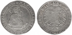Austria - Empire - Maximilian II (1564-1576) - Taler 1573, Kuttenberg (Dav.8056, Diet.241, Hal.193) - Obv: Half-length crowned and armoured bust right...