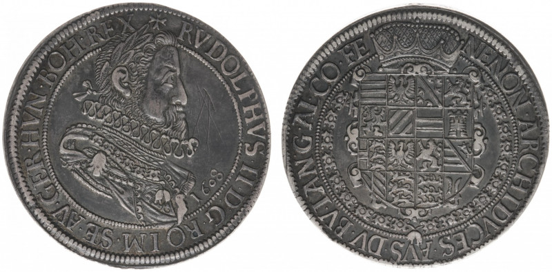 Austria - Empire - Rudolf II (1576-1612) - Taler 1608, Ensisheim (Dav.3035, Vogl...