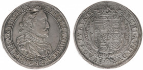 Austria - Empire - Ferdinand II (1590-1637) - Taler 1633, Graz (KM749.1, Her.434, Dav.3110) - Obv: Laureate and draped bust right / Rev: Crowned arms ...