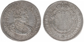 Austria - Empire - Ferdinand III (1637-1657) - Taler 1641, Graz (KM895, Her.396, Dav.3187) - Obv: Laureate, armored and draped bust right / Rev: Crown...