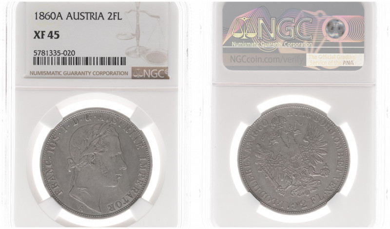 Austria - Empire - Franz Joseph I (1848-1916) - 2 Florin (2 Gulden) 1860-A (KM22...