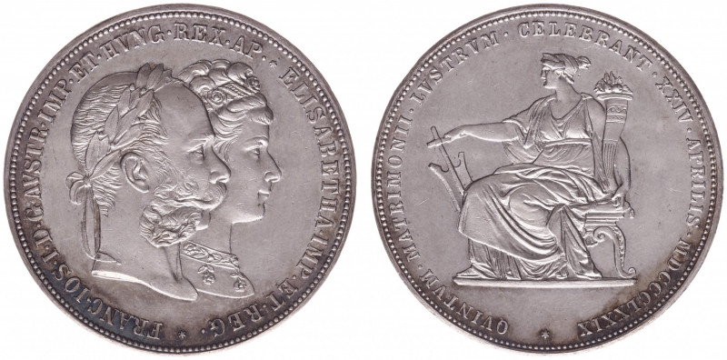 Austria - Empire - Franz Joseph I (1848-1916) - 2 Gulden 1879-A - Silver Wedding...