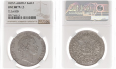 Austria - Empire - Franz Joseph I (1848-1916) - Taler 1855-A (KM2243.1, Her.427, ANK42) - Obv: Laureate head right / Rev: Crowned double headed imperi...