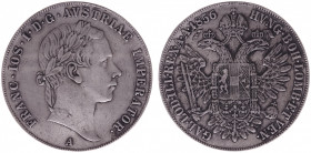 Austria - Empire - Franz Joseph I (1848-1916) - Taler 1856-A (KM2243.1, Her.428, ANK42) - Obv: Laureate head right / Rev: Crowned double headed imperi...