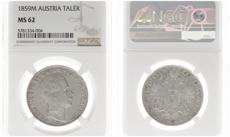 Austria - Empire - Franz Joseph I (1848-1916) - Taler 1859-M, Milano (KM2244, He...