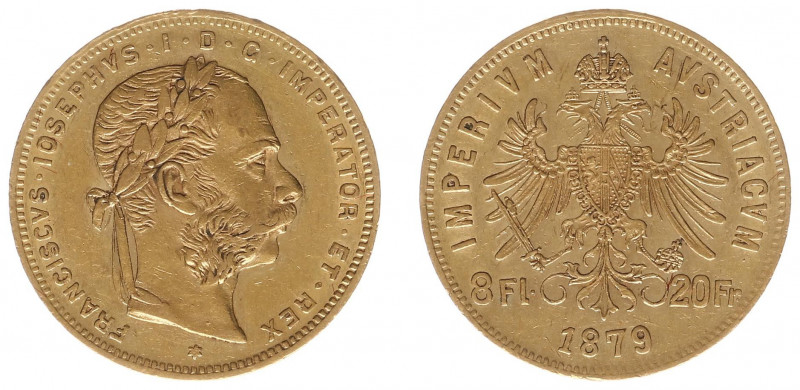 Austria - Empire - Franz Joseph I (1848-1916) - 8 Florins 20 Francs 1879 (KM2269...