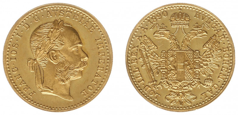 Austria - Empire - Franz Joseph I (1848-1916) - Ducat 1890 (KM2267, Her.159, Fr....