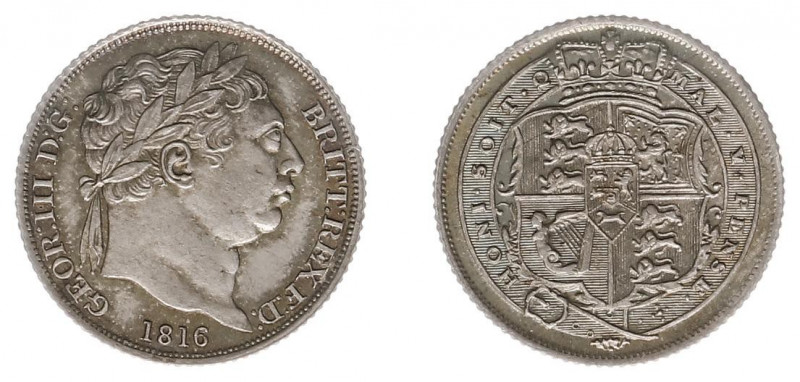 England - House of Hanover (1714-1901) - George III (1760-1820) - Sixpence 1816 ...