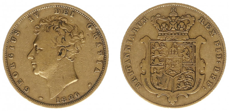 England - House of Hanover (1714-1901) - George IV (1820-1830) - Sovereign 1826 ...