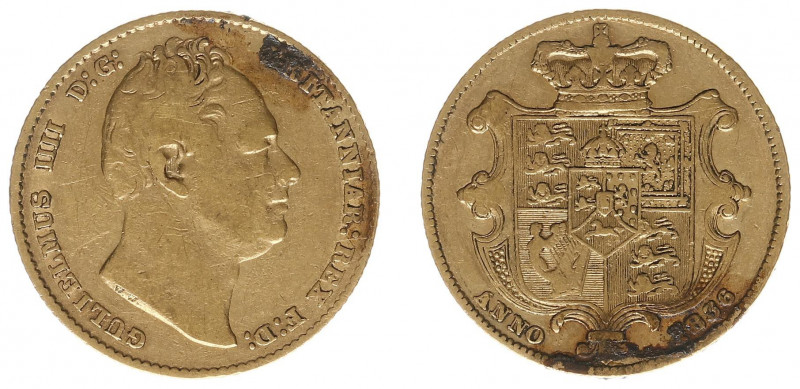 England - House of Hanover (1714-1901) - William IV (1830-1837) - Sovereign 1836...