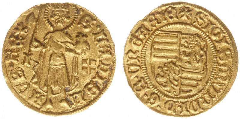 Hungary - Sigismund (1387-1437) - Goldgulden nd. (1402-37), Kremnitz (Fr.10, Hus...