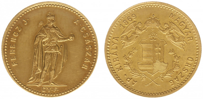 Hungary - Franz Joseph I (1848-1916) - Ducat 1869-GYF (KM448.2, Husz.2108, Fr.23...