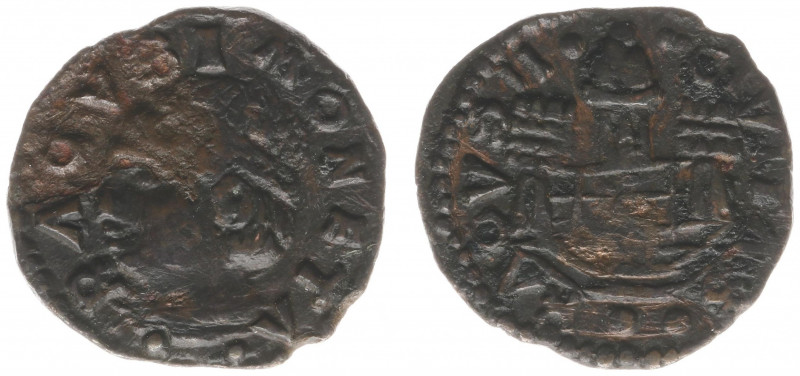 Ragusa - Republic (1358-1808) - AE Follaro nd., 4th type (Barac28) - Obv: Laurea...