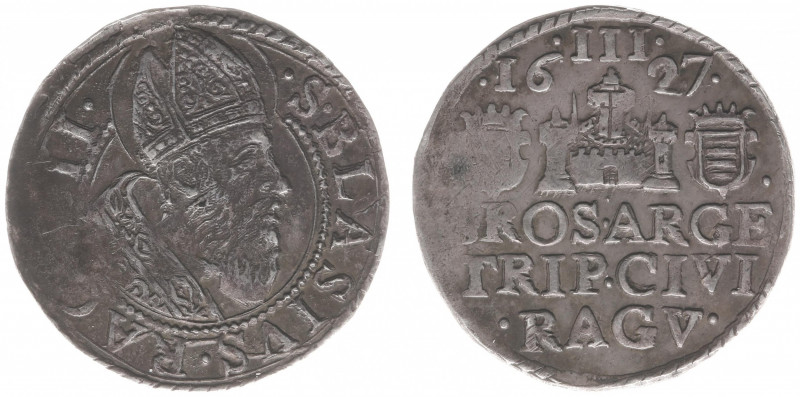 Ragusa - Republic (1358-1808) - 3 Grosetti (Artiluk) 1627 (KM4, Barac200-II/R2) ...