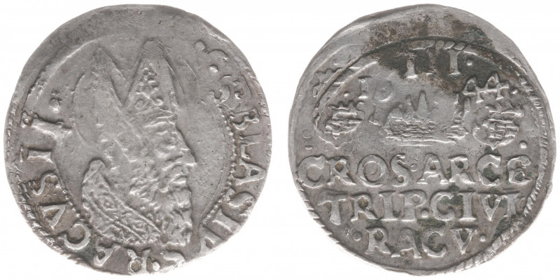 Ragusa - Republic (1358-1808) - 3 Grosetti (Artiluk) 1644 (KM4, Barac210/R4) - O...