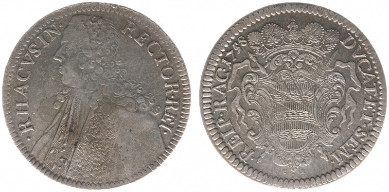 Ragusa - Republic (1358-1808) - Tallero 1758-GB (KM18, Mandic18.8, cf. Barac307)...