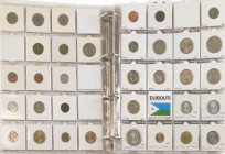 Africa - Collection African coins a.w. Algeria, Belgium Congo, Cape Verde, Cameroon, Lesotho and Rhodesia