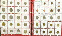 America - Collection coins Middle-America and Caribbean in 2 albums up to 2019