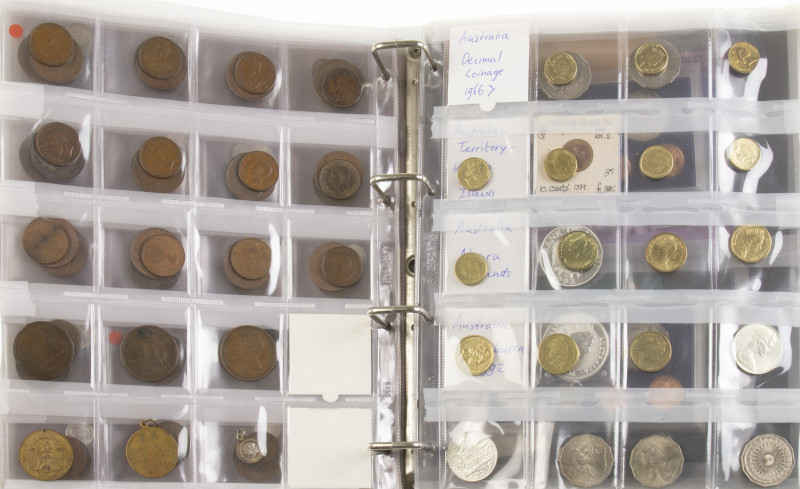 Australia - Nice collection Australian coins from 1900 - now incl. many silver, ...