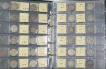 Austria - Collection silver 20 Kreuzer pieces of Ferdinand I (1835-1848) in album, collected by date ánd mint, qualities avg. between VF and XF with s...