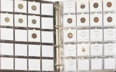 Belgium - Collection coins Belgium in album Leopold I - Boudewijn