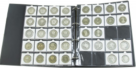Bulgaria - Extensive collection coins Bulgaria in album from 1885 to ca. 2000 with many silver commemorative Crownsize coins a.w. 25, 100, 500 & 1000 ...