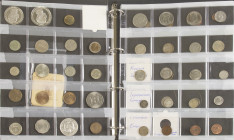 Colombia - Nice collection coins of Colombia incl. some silver, Province of Santander and Leprosarium coinage
