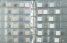 Croatia - Large collection of Banovac coins, Denars and Half Denars (Obols) used in Croatia and struck by various Bans under Bela IV (1235-1270). The ...