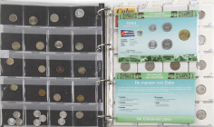 Cuba - Nice collection coins of Cuba a.w. colored coins, many silver and all diff. dates