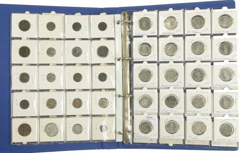 Germany - Collection with appr. 80 pieces German Emergency coins (Notgeld) in al...