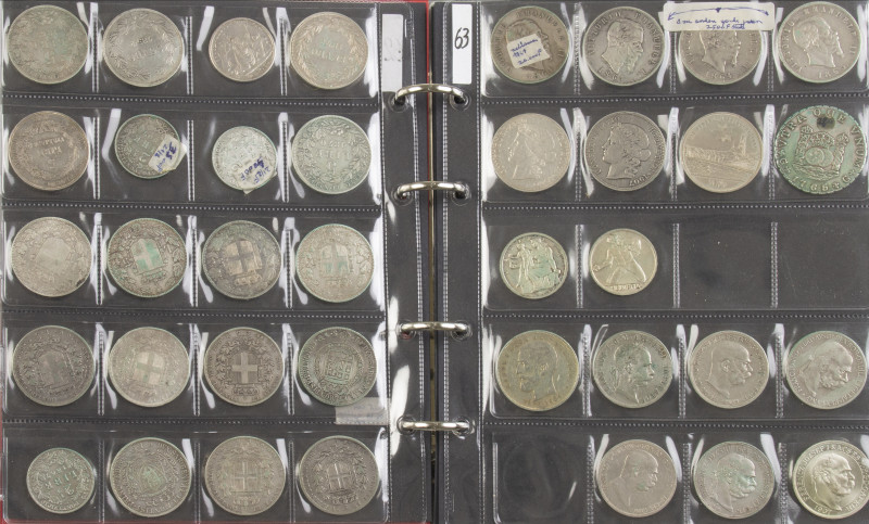 World coins - Impressive collection of large silver coins with Dutch Rijksdaalde...