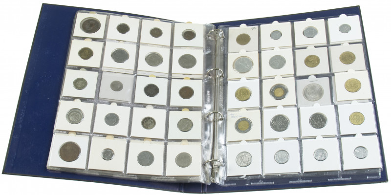 World coins - Collection coins Europe in 2 albums incl. France, Switzerland, San...