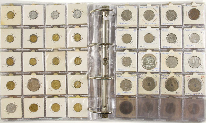 World coins - Collection world coins a.w. East Africa, Israel, Mexico, South Afr...